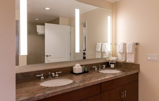 Welcome To MarBrisa Carlsbad Resort - 1 Bedroom Condo Vanity Area