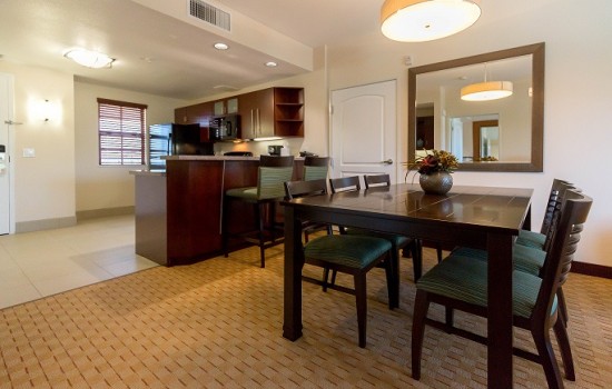 Welcome To MarBrisa Carlsbad Resort - 1 Bedroom Condo - Dining Area and Kitchen