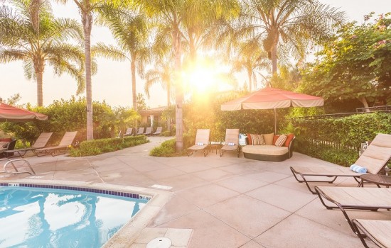 Welcome To MarBrisa Carlsbad Resort - Paradise Pointe Pool Seating